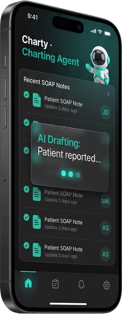 Charty charting agent on mobile